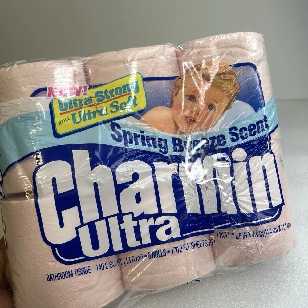 1996 Charmin Ultra Strong Ultra Soft‎ Spring Breeze Scent 2-PLY Toliet Paper